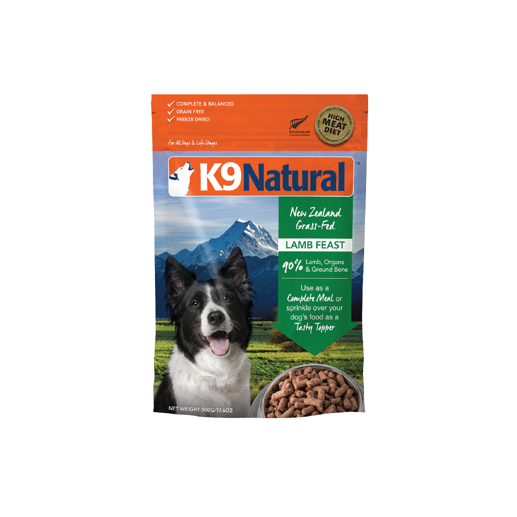 Lamb Feast Freeze Dried Dog Food K9 Natural Australia